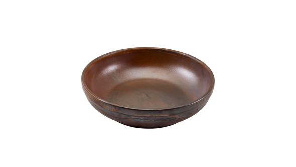 Terra Porcelain Rustic Copper Coupe Bowl 23cm