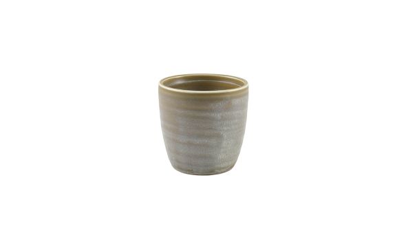 Terra Porcelain Matt Grey Chip Cup 30cl/ 10.5oz