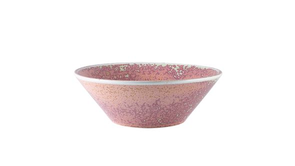 Terra Porcelain Rose Conical Bowl 19.5cm