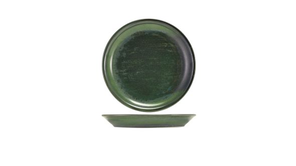 Terra Porcelain Aqua Green Coupe Plate 19cm