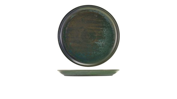 Terra Porcelain Aqua Green Coupe Plate 27.5cm