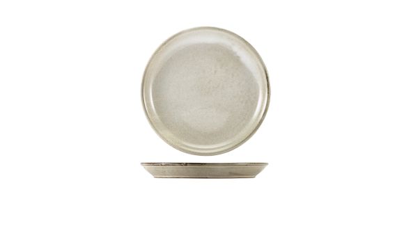 Terra Porcelain Grey Coupe Plate 19cm