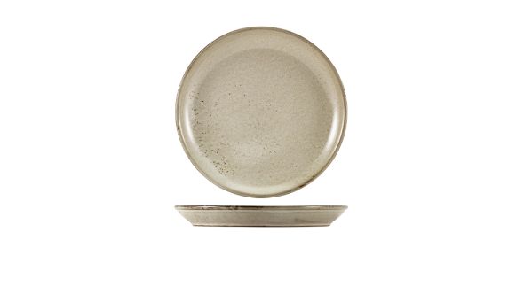 Terra Porcelain Grey Coupe Plate 24cm