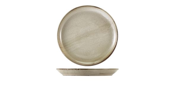 Terra Porcelain Grey Coupe Plate 27.5cm