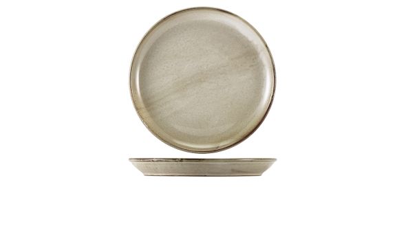 Terra Porcelain Grey Coupe Plate 30.5cm