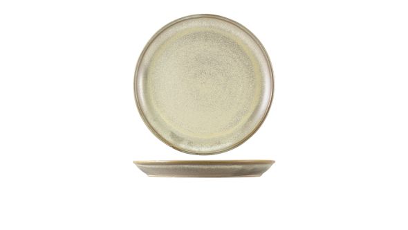 Terra Porcelain Matt Grey Coupe Plate 27.5cm