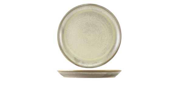 Terra Porcelain Matt Grey Coupe Plate 30.5cm