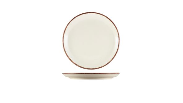 Sereno Stoneware Brown Coupe Plate 19cm