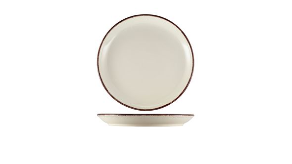 Sereno Stoneware Brown Coupe Plate 24cm