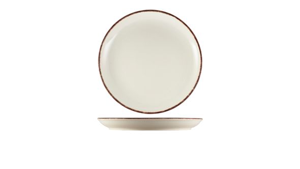 Sereno Stoneware Brown Coupe Plate 27.5cm