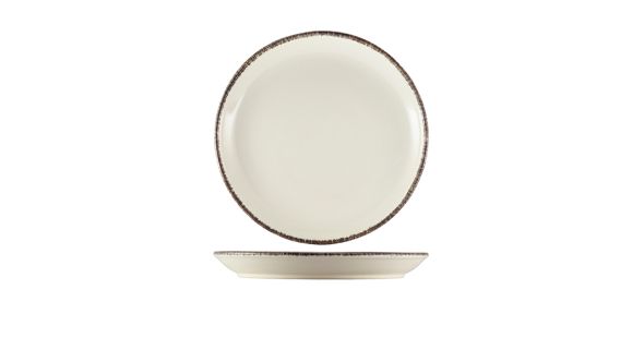 Sereno Stoneware Grey Coupe Plate 24cm