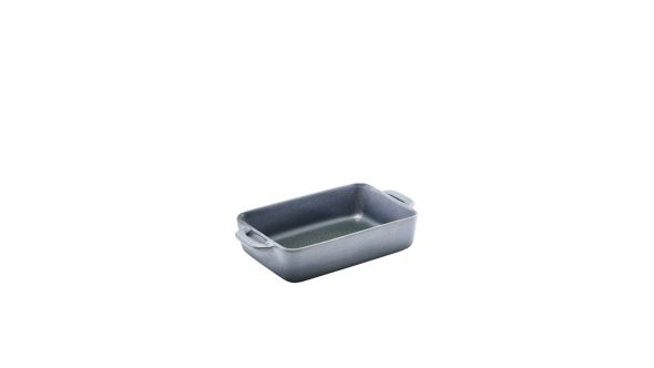 Forge Graphite Stoneware Rectangular Dish 16 x 10.5 x 4cm