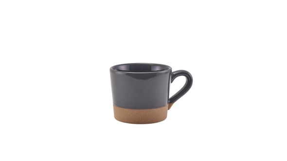 GenWare Kava Dark Grey Stoneware Coffee Cup 28.5cl/ 10oz