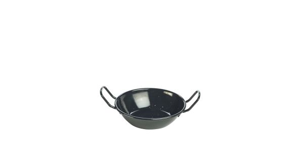 Black Enamel Dish 14cm
