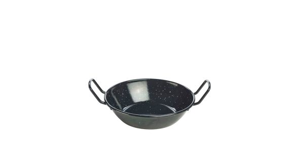 Black Enamel Dish 18cm