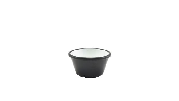GenWare Melamine Black And White Two Tone Ramekin 59ml/ 2oz