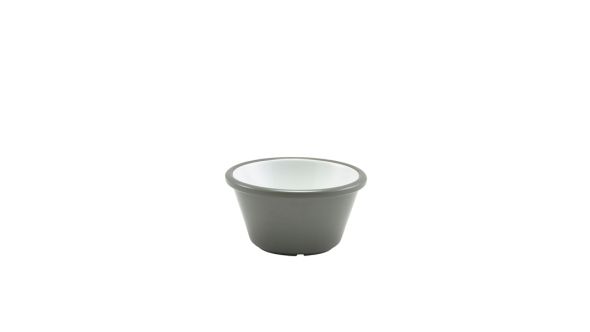 GenWare Melamine Grey And White Two Tone Ramekin 59ml/ 2oz