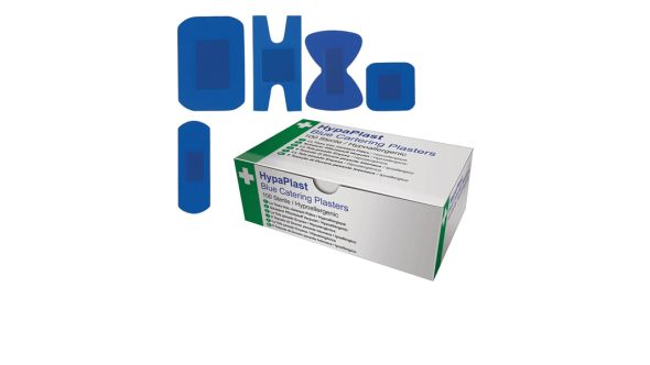 Blue Detectable Plasters Mix 5 Types Box 100
