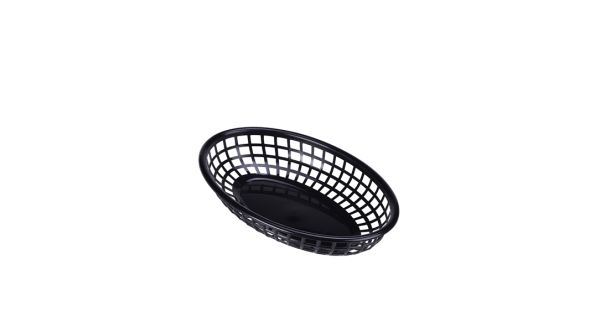 Fast Food Basket Black 23.5 x 15.4cm
