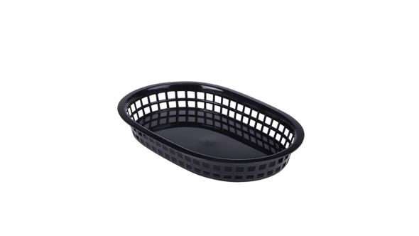 Fast Food Basket Black 27.5 x 17.5cm