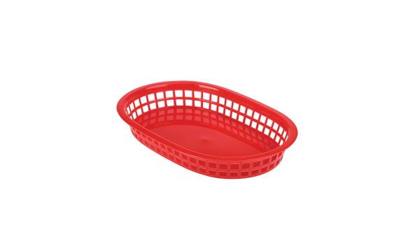 Fast Food Basket Red 27.5 x 17.5cm