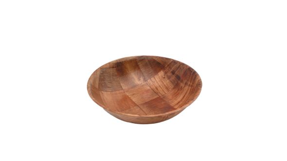 Woven Wood Bowls 8" Dia