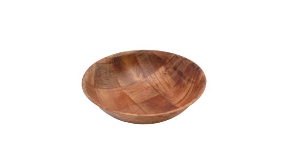 Woven Wood Bowls 10" Dia