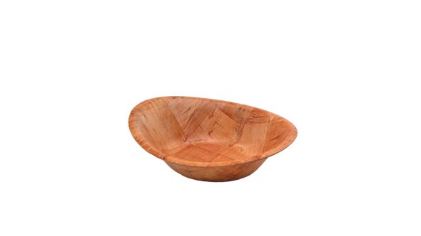 Oval Woven Wood Bowls 9"x7" Singles
