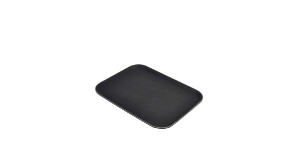 Gengrip 12" x 16" Rect. Non-Slip Tray Black