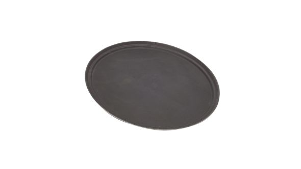 Gengrip 27" Oval Non-Slip Tray Black
