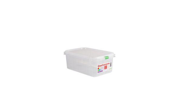 GenWare Clear Polypropylene Container GN1/4 100mm