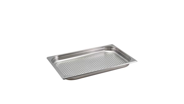 Perforated St/St Gastronorm Pan 1/1 - 40mm Deep