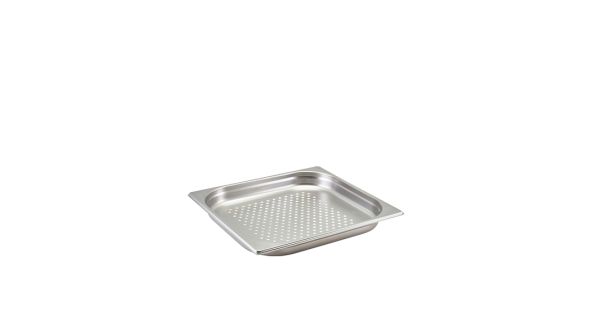 GenWare Perforated St/St Gastronorm Pan 2/3 - 40mm Deep