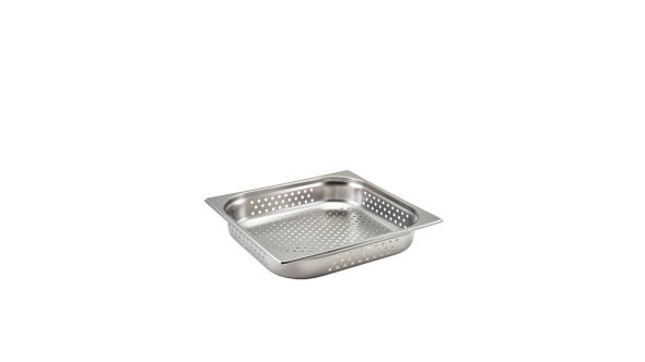 GenWare Perforated St/St Gastronorm Pan 2/3 - 65mm Deep