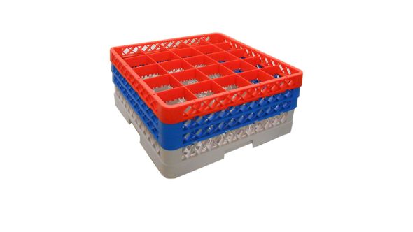 Genware 25 Comp Glass Rack With 3 Extenders