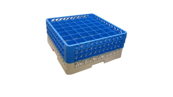 Genware 49 Comp Glass Rack With 3 Extenders