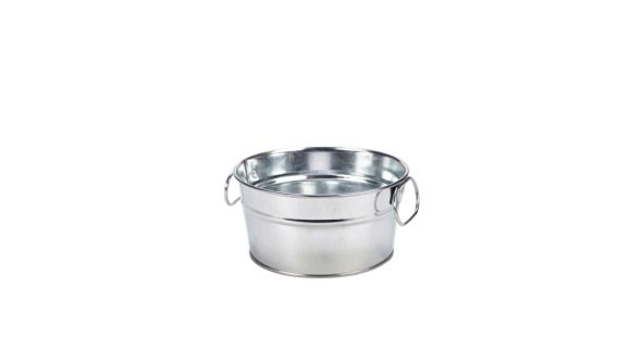 Galvanised Steel Serving Bucket 15 x 8cm