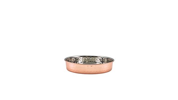 GenWare Hammered Copper Plated Presentation Plate 15cm