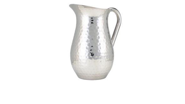 GenWare Hammered Stainless Steel Water Jug 2L/ 67.6oz