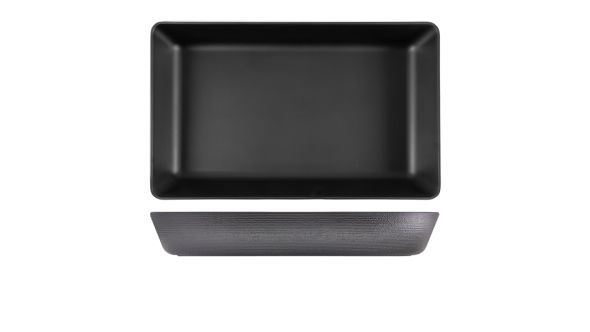 GenWare Melamine Black Jute Deep Dish GN 1/1
