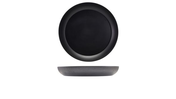 GenWare Melamine Black Jute Buffet Bowl 42 x 6cm