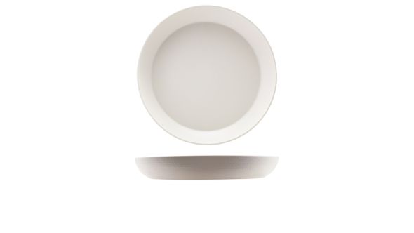 GenWare Melamine White Jute Buffet Bowl 42 x 6cm