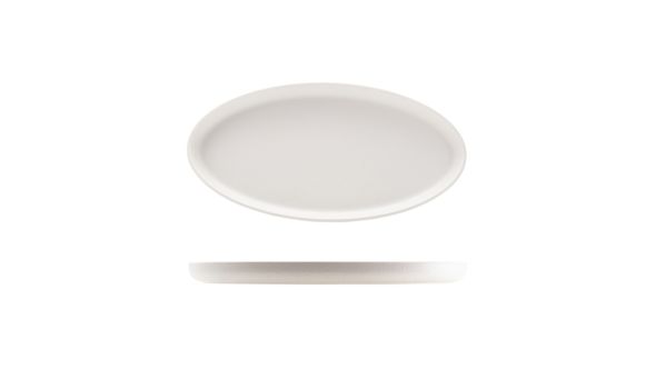 GenWare Melamine White Jute Oval Dish 47.5 x 23.8 x 3.5cm