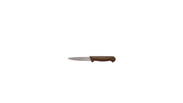 Genware 4" Vegetable Knife Brown