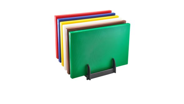 Low Density Chopping Board And Rack Set 18 x 12 x 1"