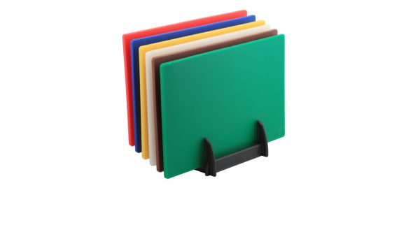 GenWare Low Density Chopping Board And Rack Set 18 x 12 x 0.5"