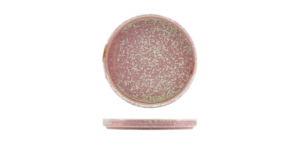 Terra Porcelain Rose Low Presentation Plate 21cm