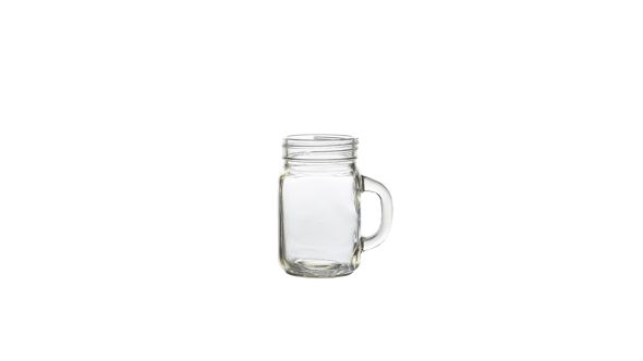 Genware Glass Mason Jar 43.5cl/ 14.7oz