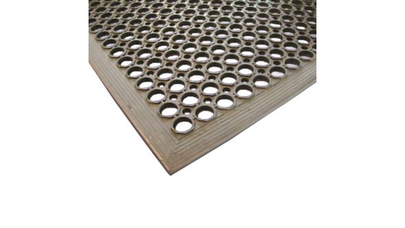 Black Rubber Kitchen Mat 90 x 150 x 1.2cm