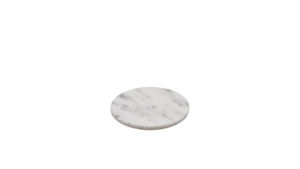 GenWare White Marble Platter 18cm Dia